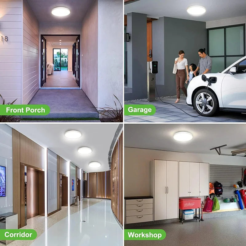 Luz de teto com sensor de movimento e luminosidade