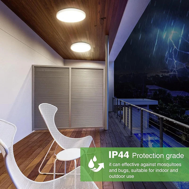 Luz de teto com sensor de movimento e luminosidade