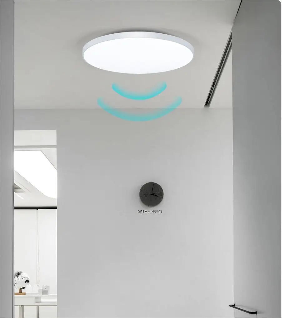 Luz de teto com sensor de movimento e luminosidade