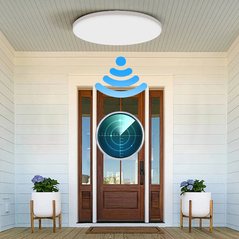 Luz de teto com sensor de movimento e luminosidade