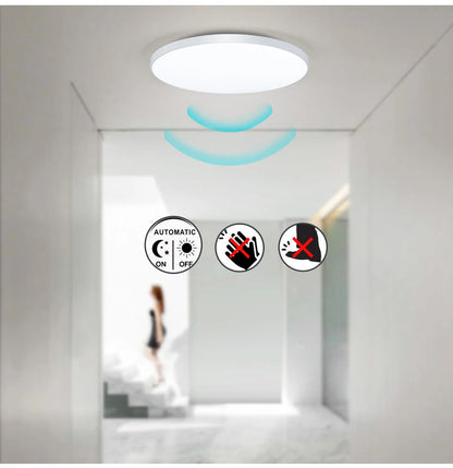 Luz de teto com sensor de movimento e luminosidade